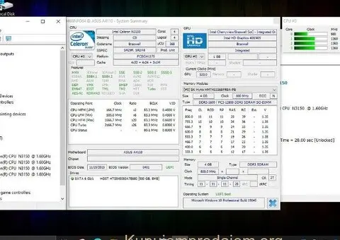 Asus All In One A4110 / 15.6 Touch / 4 cora / 500GB - 8/15