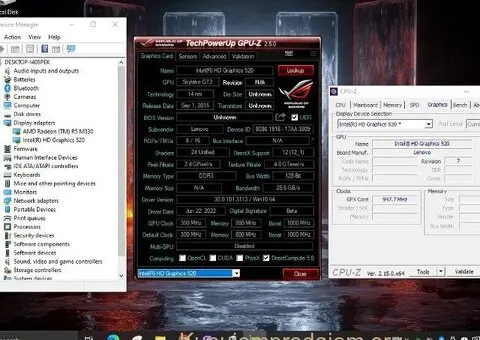 Lenovo Ideapad 300-15ISK / I5-6200u / 8GB / 500GB hdd - 8/13