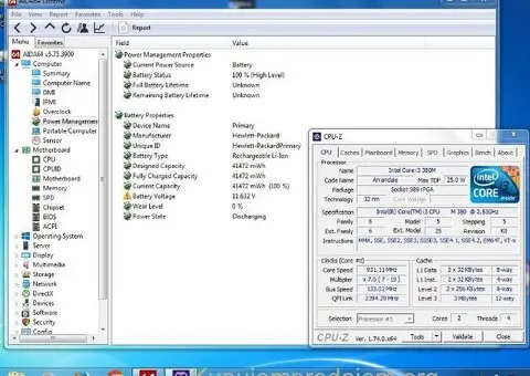 HP Pavilion DV6-3040ez 15.6 LED / 4GB DDR3 - 5/14