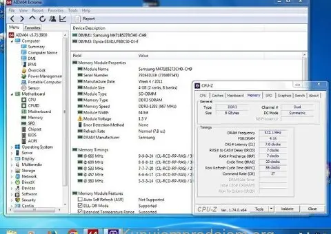 HP Pavilion DV6-3040ez 15.6 LED / 4GB DDR3 - 12/14