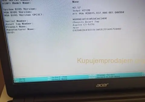 Acer Aspire E1-572G / 15.6 slim 30 pina/ I5-4200U / Delovi - 4/15