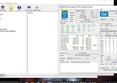 Acer Aspire E1-572G / 15.6 slim 30 pina/ I5-4200U / Delovi - 14/15