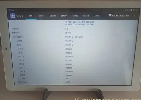 Mediatek MT6797 / 10 Cora / 128GB storage / 8GB Rama - 9/12
