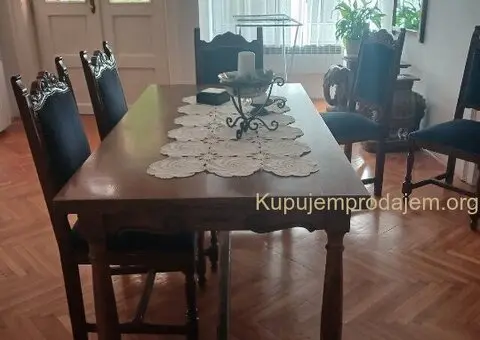 Prodajem stari trpezarijski komplet dobro očuvan - 13/15