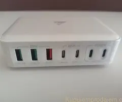 Gan 7 Port Fast Charger Station 165w / 5V-20V / USB-C