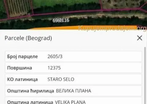 Prodajem zemljiste Staro Selo-Velika Plana - 3/5
