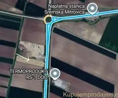 Na prodaju gradjevinsko zemljiste-Sremska Mitrovica