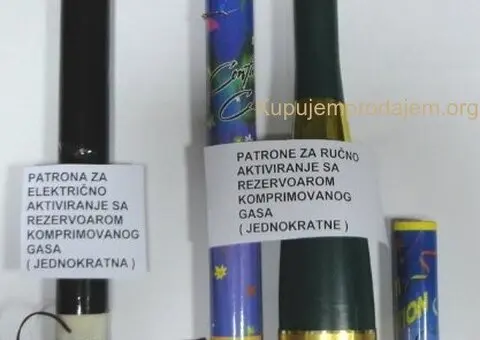 Konfete, prodaja sa lagera, patrone sa konfetama - 9/10