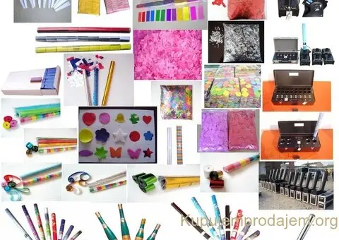 Konfete, prodaja sa lagera, patrone sa konfetama - 10/10