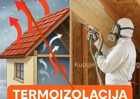 Termoizolacija poliuretanska (kanadska) pena