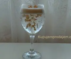 Ručna dekorativna sveća od gel voska unikat