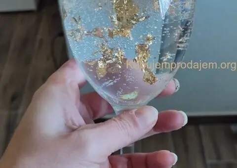 Ručna dekorativna sveća od gel voska unikat - 4/4